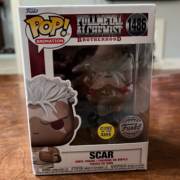 Funko Other - Funko Pop! Fullmetal Alchemist Brotherhood Scar Exclusive Anime 1486